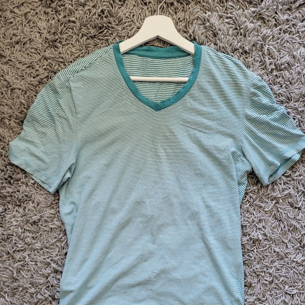 Calvin Klein green/white T-shirt (stretch, medium)